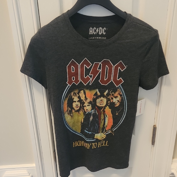 Graphic Band Tee AC/DC By Lucky Brand - Picture 1 of 6